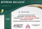 Uzm. Dyt. Melisa Eken Diyetisyen sertifikası