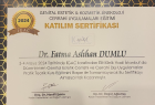 Op. Dr. Aslıhan Kara Kadın Hastalıkları ve Doğum sertifikası