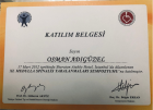 Uzm. Dr. Osman Adıgüzel Fiziksel Tıp ve Rehabilitasyon sertifikası