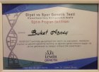 Dyt. Buket Adanç Diyetisyen sertifikası