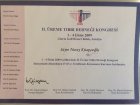 Op. Dr. Nuray Kitapçıoğlu Kadın Hastalıkları ve Doğum sertifikası