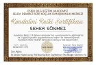 Uzman Dil ve Konuşma Terapisti Seher Sönmez Psikolojik Danışman sertifikası