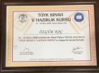 Op. Dr. Özgür Koç Üroloji sertifikası