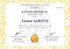 Psk. Cansu Sarıtaş Psikoloji sertifikası