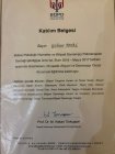 Psk. Gülnur İmal Psikoloji sertifikası