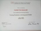 Psk. Fahrettin Özçelebi Psikoloji sertifikası