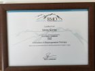 Dr. Dt. Savaş Güneş Diş Hekimi sertifikası