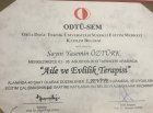 Uzm. Kl. Psk. Yasemin Karaman Psikoloji sertifikası