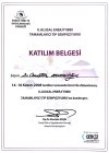 Dr. Cemalettin Ekmekcioğlu Geleneksel ve Tamamlayıcı Tıp sertifikası