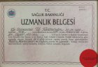 Op. Dr. Özgür Atlı Kadın Hastalıkları ve Doğum sertifikası