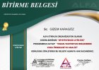 Dyt. Gizem Karagöz Diyetisyen sertifikası