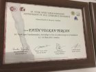 Op. Dr. Fatih Volkan Tercan Ortopedi ve Travmatoloji sertifikası