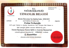 Doç. Dr. Ferhat Ferhatoğlu Tıbbi Onkoloji sertifikası
