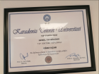 Dr. Oğuz Uçar Geleneksel ve Tamamlayıcı Tıp sertifikası