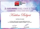 Dt. Hatice Atılgan Diş Hekimi sertifikası
