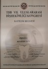Dt. Beyhan Gök Diş Hekimi sertifikası