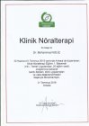 Dr. Muhammad Keliç Geleneksel ve Tamamlayıcı Tıp sertifikası
