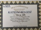 Uzm. Dyt. Hatice Nur Özbay Diyetisyen sertifikası