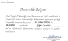 Doç. Dr. Orhan Yücel Göğüs Cerrahisi sertifikası