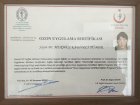 Uzm. Dr. Mernuş Kadifeci Tümer Geleneksel ve Tamamlayıcı Tıp sertifikası