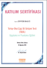 Uzman Dil ve Konuşma Terapisti Enver Balcı Dil Konuşma Bozuklukları sertifikası