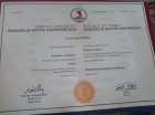 Dyt. Cansu Ayazoğlu Diyetisyen sertifikası