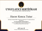 Uzm. Pedagog Hacer Konca Tutar Pedagoji sertifikası