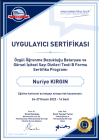Psk. Nuriye Kırgın Psikoloji sertifikası