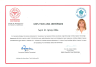 Dr. Işınay Ünal Geleneksel ve Tamamlayıcı Tıp sertifikası