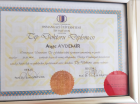 Doç. Dr. Ayşe Ekim Fiziksel Tıp ve Rehabilitasyon sertifikası