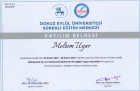 Prof. Dr. Meltem Uyar Algoloji sertifikası