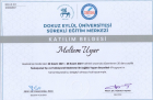 Prof. Dr. Meltem Uyar Algoloji sertifikası