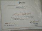 Psk. Gülay Korkut Psikoloji sertifikası