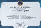 Psk. Leyla Kudret Şahin Psikoloji sertifikası