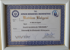 Uzm. Dr. Mutlu Ece İşgüzar Akupunktur sertifikası