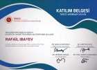 Op. Dr. Rafail İbayev Genel Cerrahi sertifikası