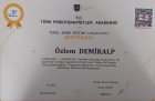 Uzm. Psk. Özlem Demiralp Psikoloji sertifikası