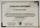 Uzm. Kl. Psk. İhsan Onur Kızılkan Psikoloji sertifikası
