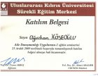 Uzman Dil ve Konuşma Terapisti Oğuzhan Köseoğlu Dil Konuşma Bozuklukları sertifikası