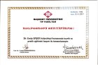 Prof. Dr. Eralp Başer Kadın Hastalıkları ve Doğum sertifikası