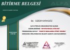 Dyt. Gizem Karagöz Diyetisyen sertifikası