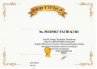 Dyt. Mehmet Fatih Kuru Diyetisyen sertifikası