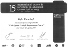 Prof. Dr. Zafer Kozacıoğlu Üroloji sertifikası