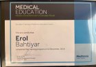 Op. Dr. Erol Bahtiyar Kalp Damar Cerrahisi sertifikası
