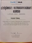 Op. Dr. Yusuf Ünal Ortopedi ve Travmatoloji sertifikası