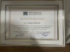 Psk. Kibar Özcan Psikoloji sertifikası