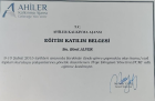 Prof. Dr. Birol Alver Psikolojik Danışman sertifikası