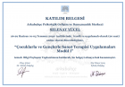 Klinik Psikolog  Selenay Yücel Psikoloji sertifikası