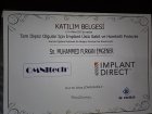 Dt. Furkan Emgener Diş Hekimi sertifikası