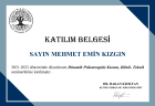 Klinik Psikolog  Mehmet Emin Kızgın Psikoloji sertifikası